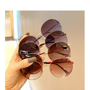 fashionable round frame sunglasses women men newest shades retro vintage sun glasses wholesale custom eyewear 2021 trendy goggle