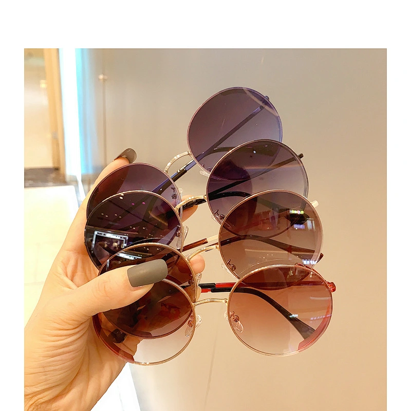 fashionable round frame sunglasses women men newest shades retro vintage sun glasses wholesale custom eyewear 2021 trendy goggle