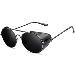 retro metal steampunk sunglasses women men newest shades fashion round sun glasses wholesale custom eyewear 2021 trendy goggles