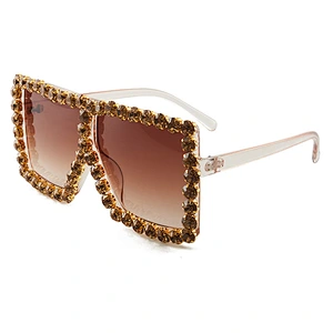 fashionable diamond square 2021 sunglasses newest women men shades sun glasses oversized wholesale custom eyewear trendy goggle