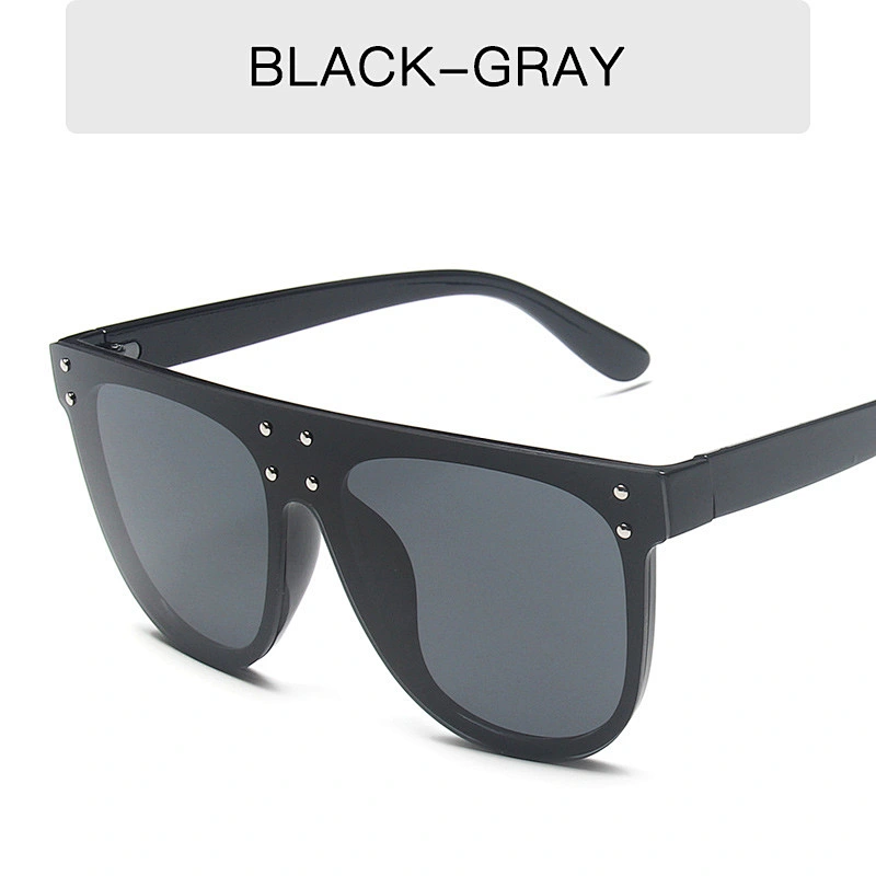 2021 newest fashion siamese rivet big half round frame sunglasses women men eyewear shade sun glasses wholesale custom goggles