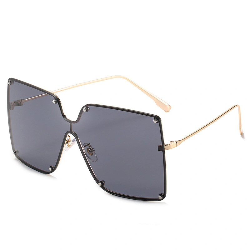 fashionable  sunglasses women men newest shades mental square sun glasses oversized wholesale custom  eyewear 2021 goggles