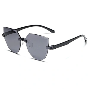 rimless jell transparent sunglasses women men newest shades color sun glasses wholesale custom eyewear 2021 trendy goggles