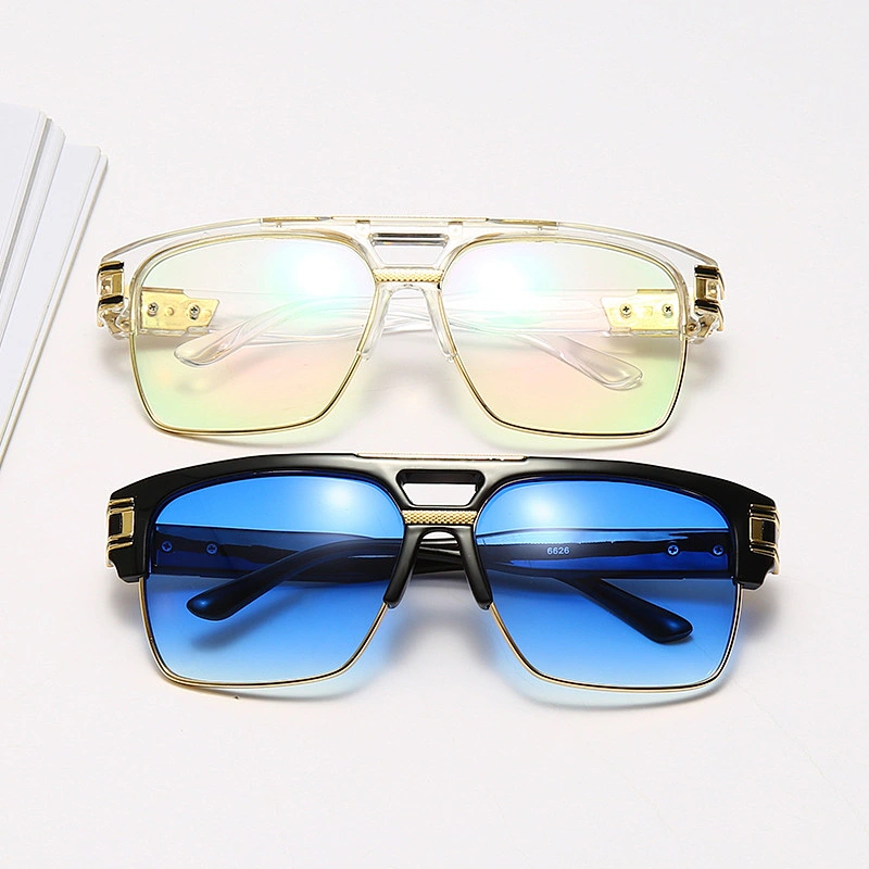 Retro square women men newest shades punk style sun glasses wholesale custom eyewear 2021 trendy sunglasses