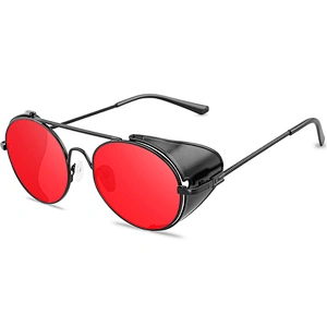 retro metal steampunk sunglasses women men newest shades fashion round sun glasses wholesale custom eyewear 2021 trendy goggles