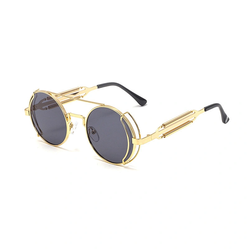 fashionable sunglasses  women men newest shades retro metal sun glasses spring legs wholesale custom eyewear 2021 goggles
