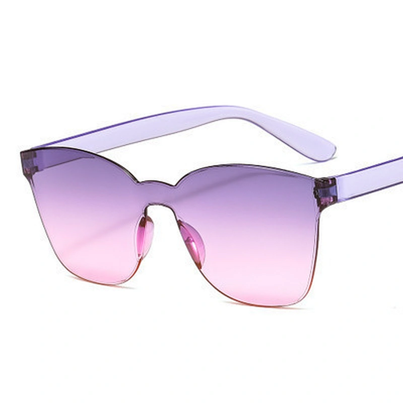 fashion rimless sunglasses women men newest shades retro sun glasses oversized wholesale custom eyewear 2021 trendy goggle