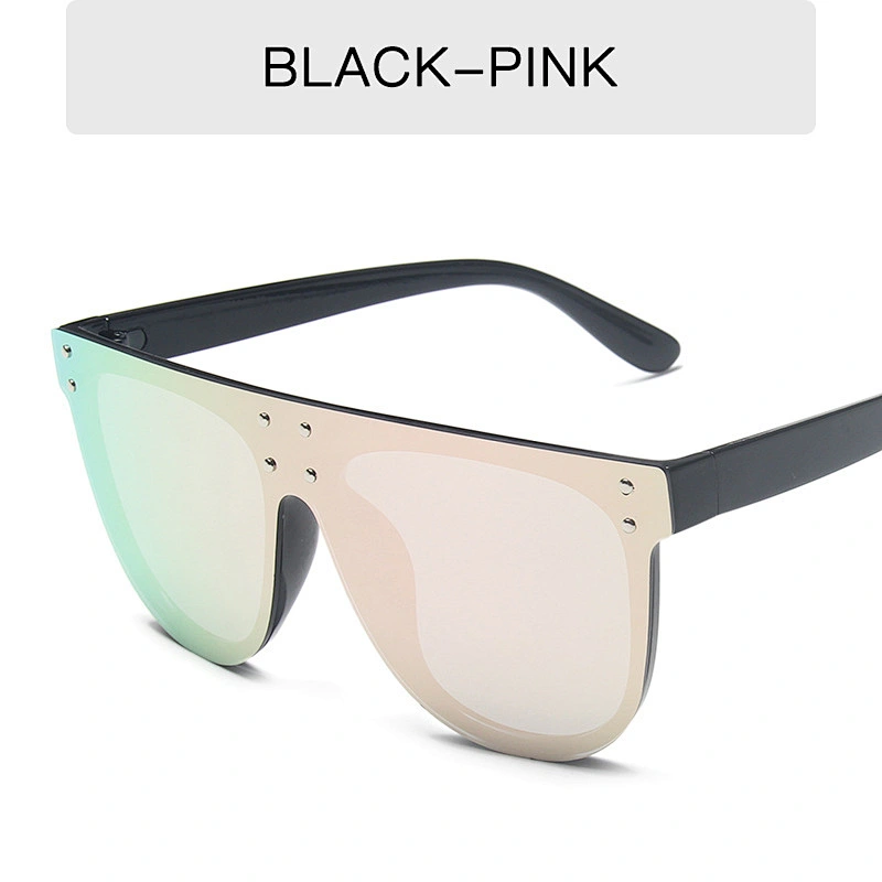 2021 newest fashion siamese rivet big half round frame sunglasses women men eyewear shade sun glasses wholesale custom goggles