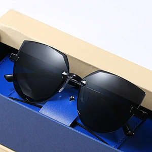 rimless jell transparent sunglasses women men newest shades color sun glasses wholesale custom eyewear 2021 trendy goggles