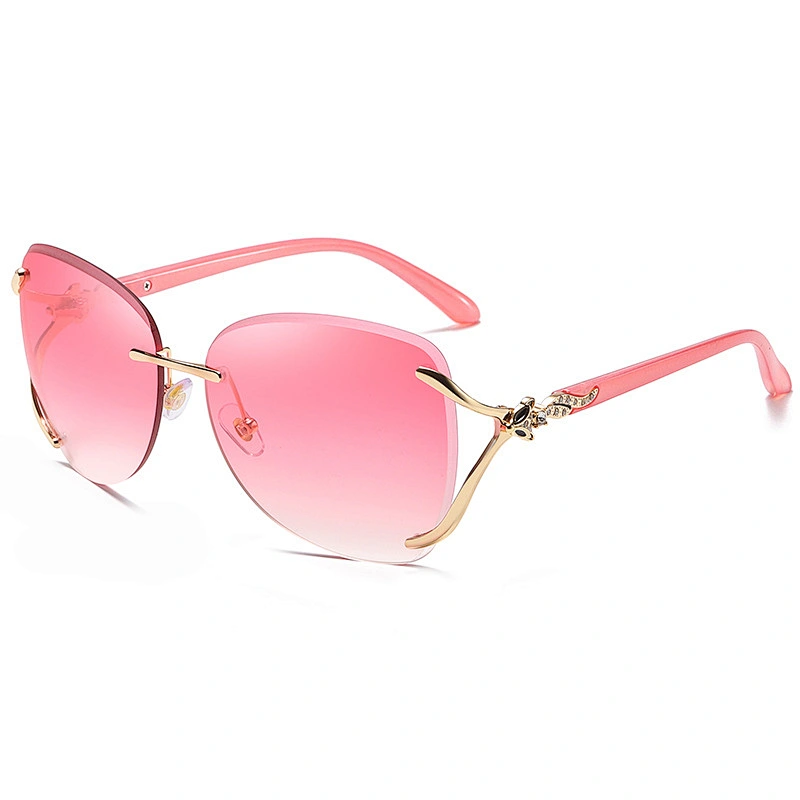 fashion rimless metal sunglasses women men newest shades retro vintage sun glasses wholesale custom eyewear 2021 trendy goggle