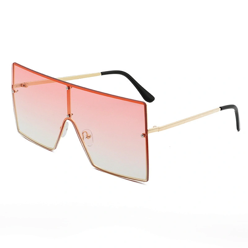 Rimless sunglassess sunglasses women men newest shades sun glasses oversized wholesale custom eyewear 2021