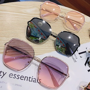 fashion irregular retro sunglasses women men newest shades jelly color  sun glasses wholesale custom eyewear 2021 trendy goggle