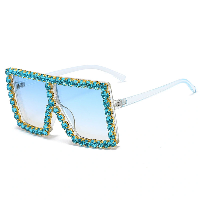 diamond square sunglasses women men newest shades retro sun glasses oversized wholesale custom eyewear 2021 trendy goggle