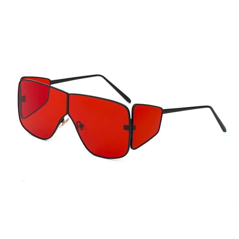 fashion big frame with four lenes sunglasses women men newest shades sun glasses oversized wholesale custom eyewear 2021 goggles