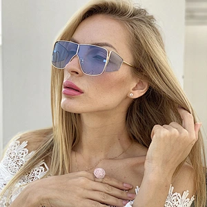 fashion big frame with four lenes sunglasses women men newest shades sun glasses oversized wholesale custom eyewear 2021 goggles