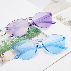 fashionable sunglasses women men newest shades candy color  retro metal glasses wholesale custom  eyewear 2021 goggles