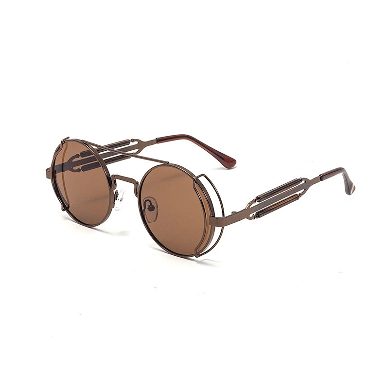 fashionable sunglasses  women men newest shades retro metal sun glasses spring legs wholesale custom eyewear 2021 goggles
