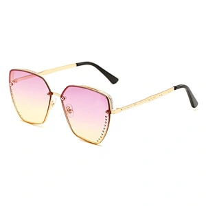 fashionable metal ocean piece 2021 sunglasses newest women men shades diamond sun glasses wholesale custom eyewear trendy goggle
