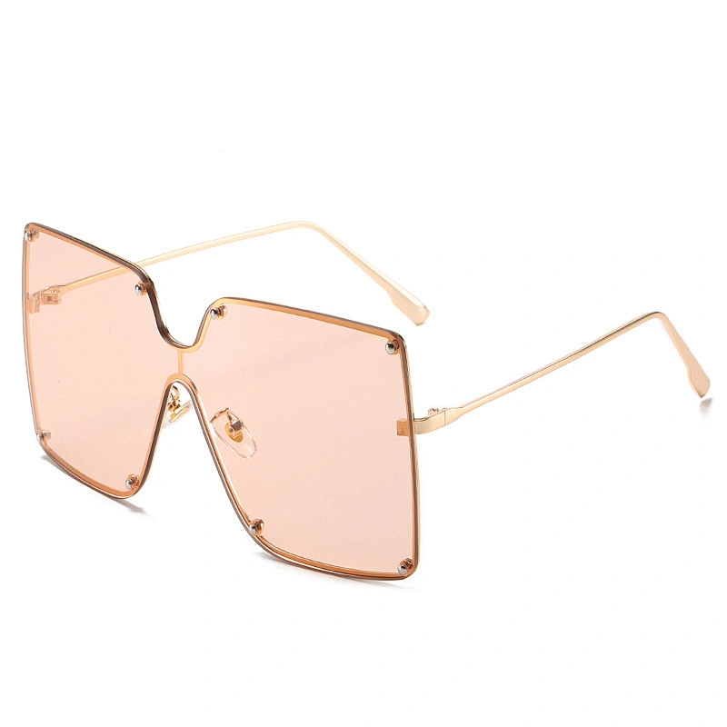 fashionable  sunglasses women men newest shades mental square sun glasses oversized wholesale custom  eyewear 2021 goggles