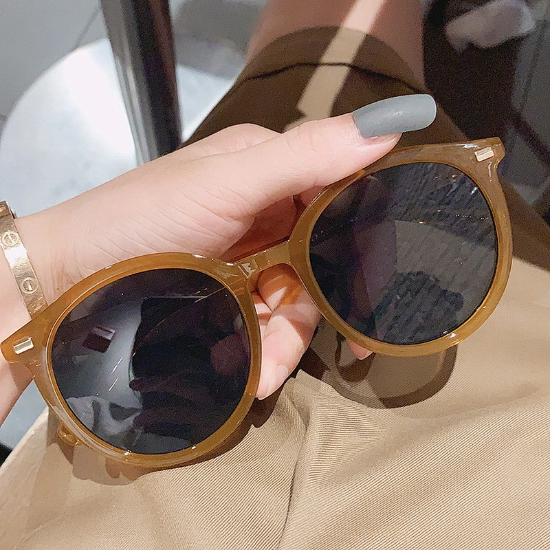 fashion round frame sunglasses women men newest shades retro vintage  sun glasses  wholesale custom eyewear 2021 trendy goggles