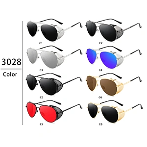 retro polarized steampunk sunglasses women men newest shades fashion sun glasses wholesale custom eyewear 2021 trendy goggles