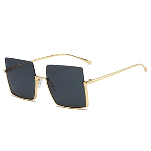 2021 Newest trendy square oversize trimming personality sunglasses wholesale women men eyewear shade sun glasses custom goggles