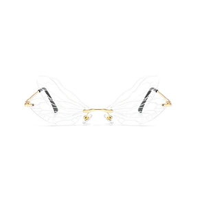 fashion rimless sunglasses women men newest shades foldable sun glasses wholesale custom eyewear 2021 trendy goggles