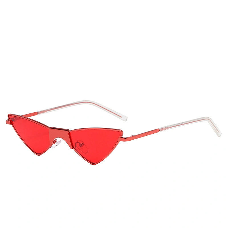Luxury cat eye sunglasses women men newest shades fashion retro triangle sun glasses  wholesale custom eyewear 2021 trendy glass