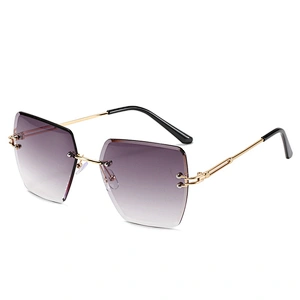 fashion sunglasses women men newest shadess retro rimless sun glasses  wholesale custom eyewear 2021goggles