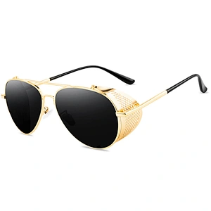 retro polarized steampunk sunglasses women men newest shades fashion sun glasses wholesale custom eyewear 2021 trendy goggles