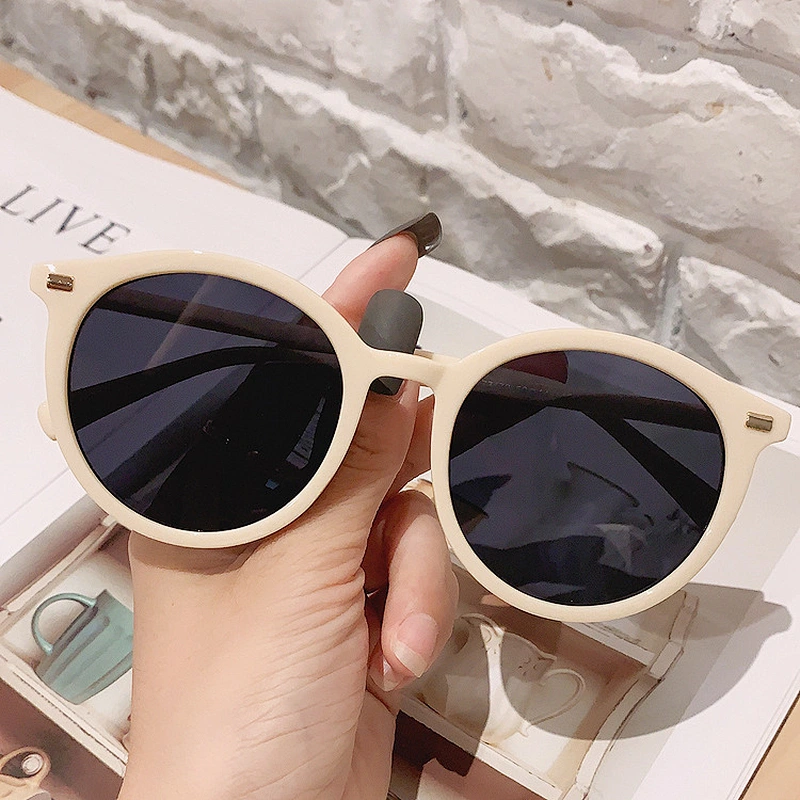 fashion round frame sunglasses women men newest shades retro vintage  sun glasses  wholesale custom eyewear 2021 trendy goggles