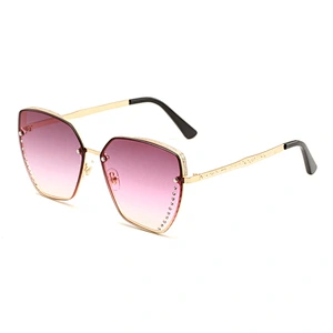 fashionable metal ocean piece 2021 sunglasses newest women men shades diamond sun glasses wholesale custom eyewear trendy goggle