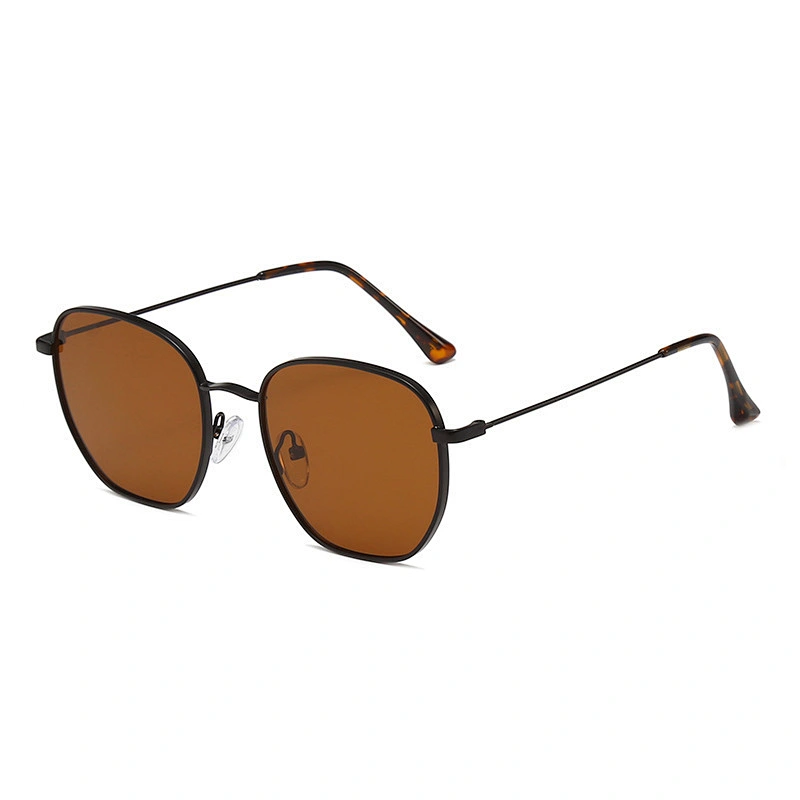 irregular metal retro square sunglasses women men newest shades sun glasses wholesale custom eyewear 2021 trendy goggle