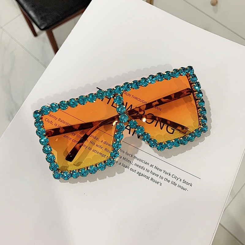 fashion retro sun glasses women men newest shades vintage diamond sunglasses oversized wholesale custom eyewear 2021 goggles