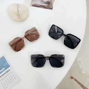 fashionable square sunglasses women men newest shades sun glasses oversized  wholesale custom eyewear 2021 trendy goggle