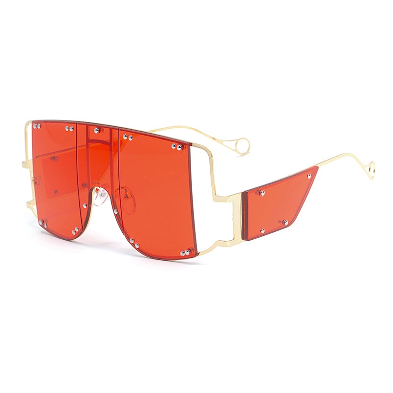 fashion sunglasses women men newest shades retro vintage riveted sun glasses oversized wholesale custom eyewear 2021 goggles