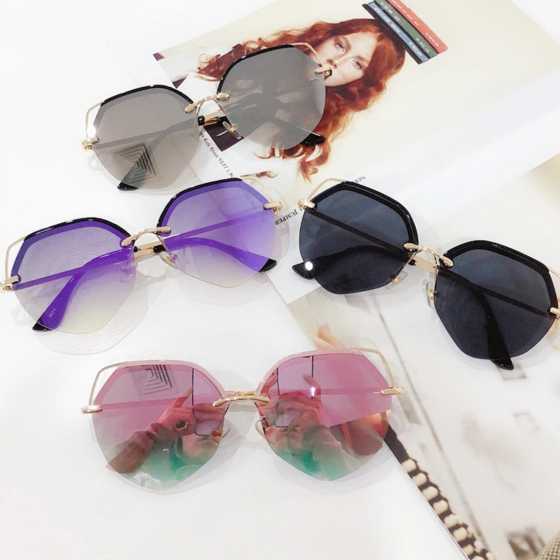 cat eye sunglasses women men newest shades irregular half frame sun glasses  wholesale custom eyewear 2021 trendy goggle