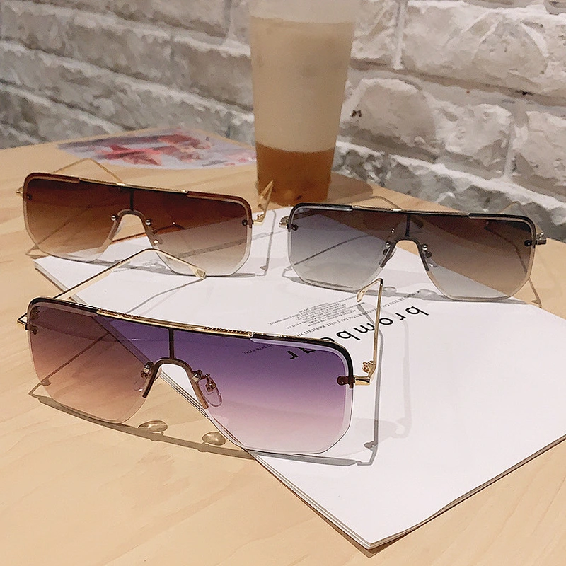 fashionable sunglasses women men newest shades retro vintage sun glasses oversized wholesale custom eyewear 2021 trendy goggles