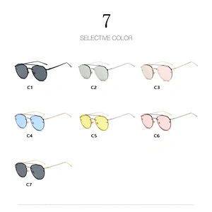 fashionable ocean piece rimless sunglasses women men newest shades retro sun glasses wholesale custom eyewear 2021 trendy goggle