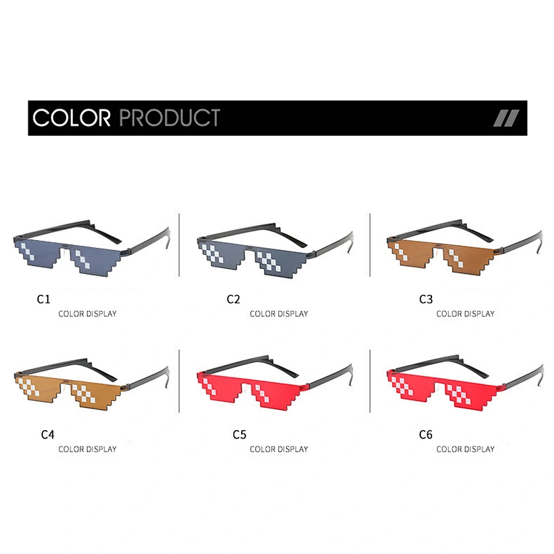 fashionable colorful mosaic sunglasses women men newest shades retro sun glasses wholesale custom eyewear 2021 trendy goggle