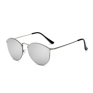 fashionable colorful rimless sunglasses women men newest shades retro sun glasses wholesale custom eyewear 2021 trendy goggle