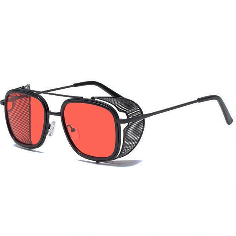 2021 newest fashion steam punk metal retro sunglasses women men eyewear shade vintage sun glasses wholesale custom goggles