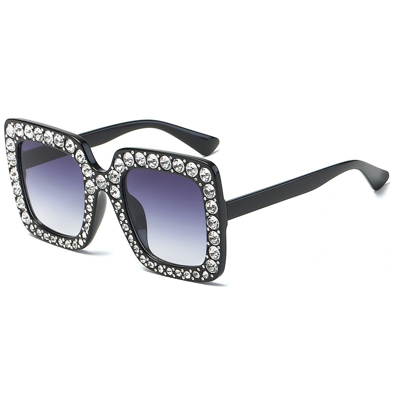 fashion diamond sunglasses women men newest shades retro sun glasses oversized wholesale custom eyewear 2021 trendy goggle