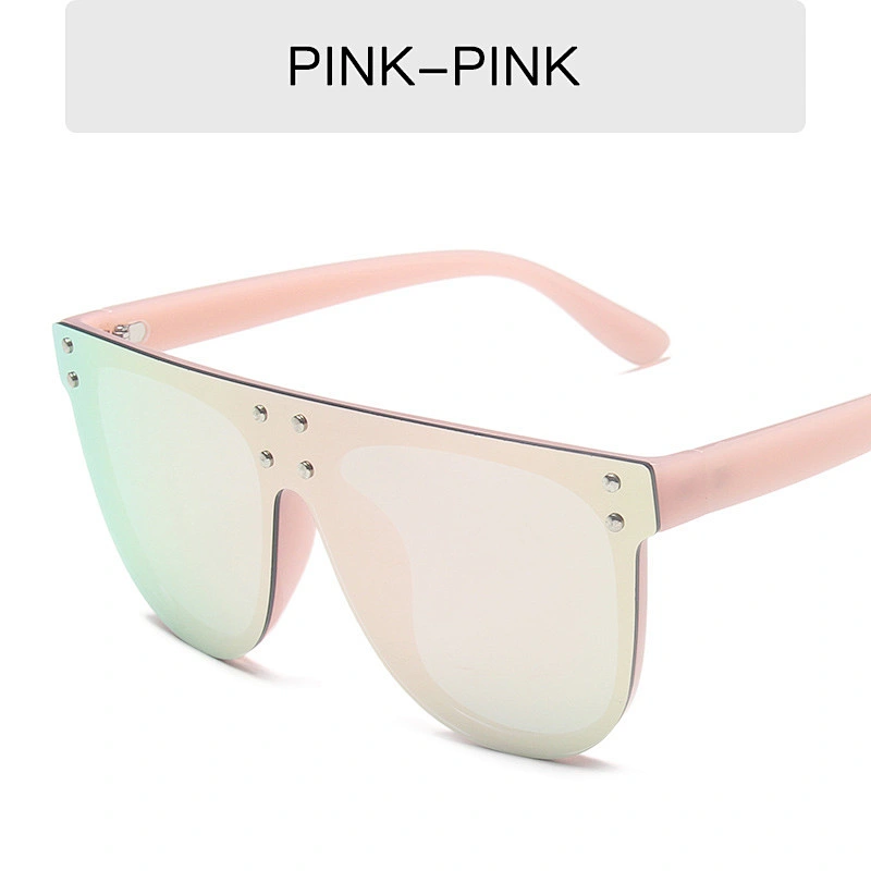 2021 newest fashion siamese rivet big half round frame sunglasses women men eyewear shade sun glasses wholesale custom goggles
