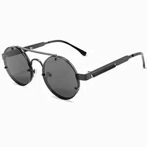 retro round frame sunglasses women men newest shades spring arm legs sun glasses wholesale custom eyewear 2021 trendy goggles
