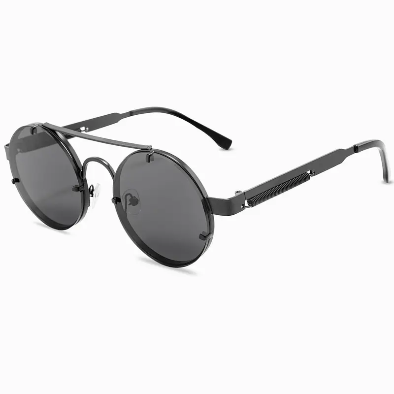 retro round frame sunglasses women men newest shades spring arm legs sun glasses wholesale custom eyewear 2021 trendy goggles
