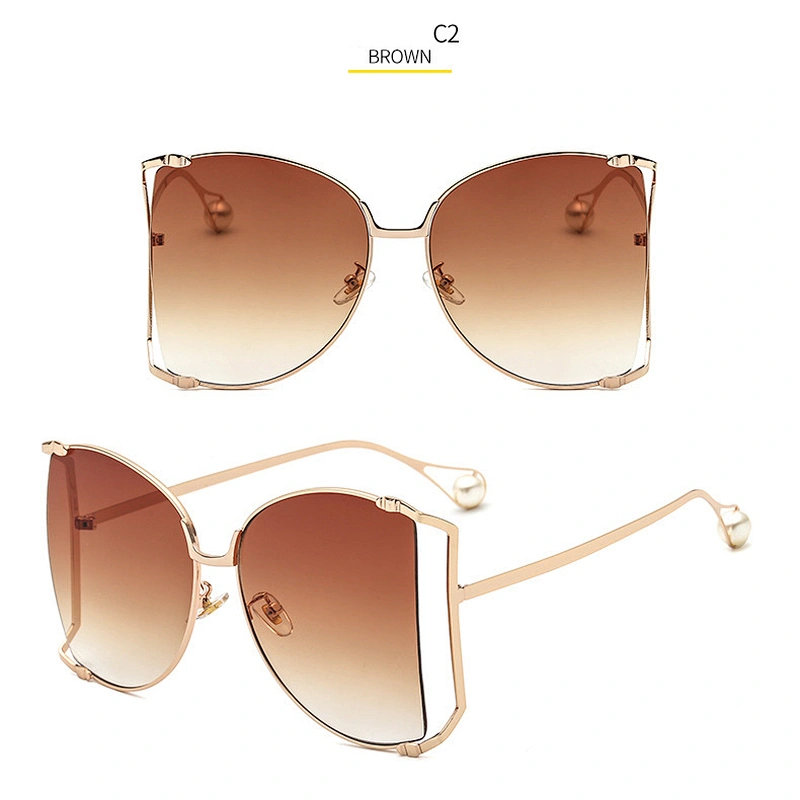 2021 pearl sunglasses women newest shades photochromic sun glasses oversized wholesale custom eyewear