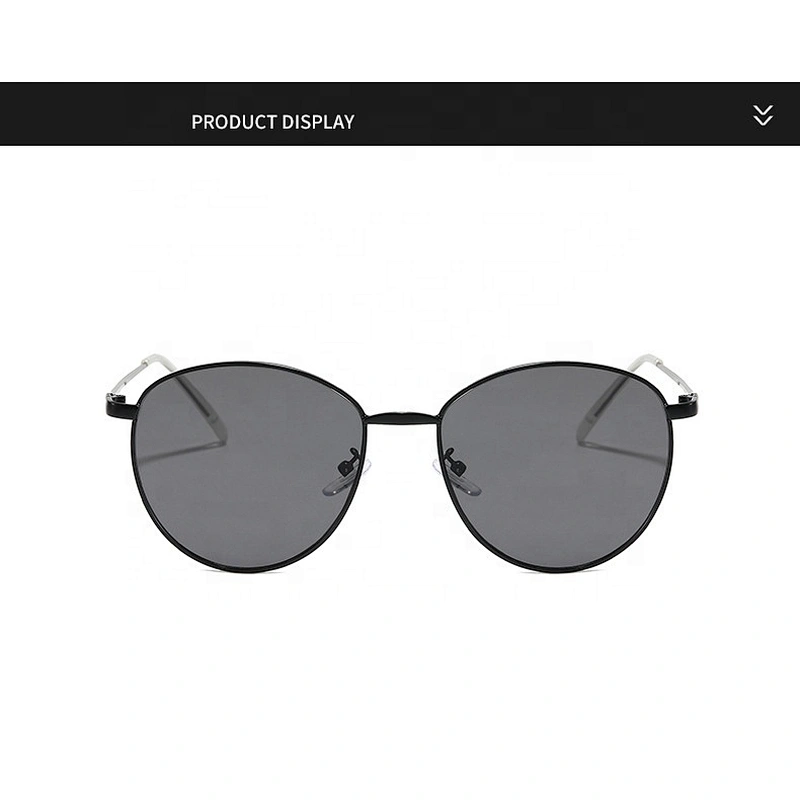 fashion sunglasses women men newest shades metallic retro round frame  sun glasses wholesale custom eyewear 2021 goggles