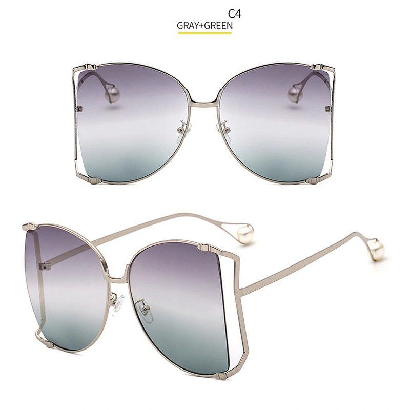 2021 pearl sunglasses women newest shades photochromic sun glasses oversized wholesale custom eyewear