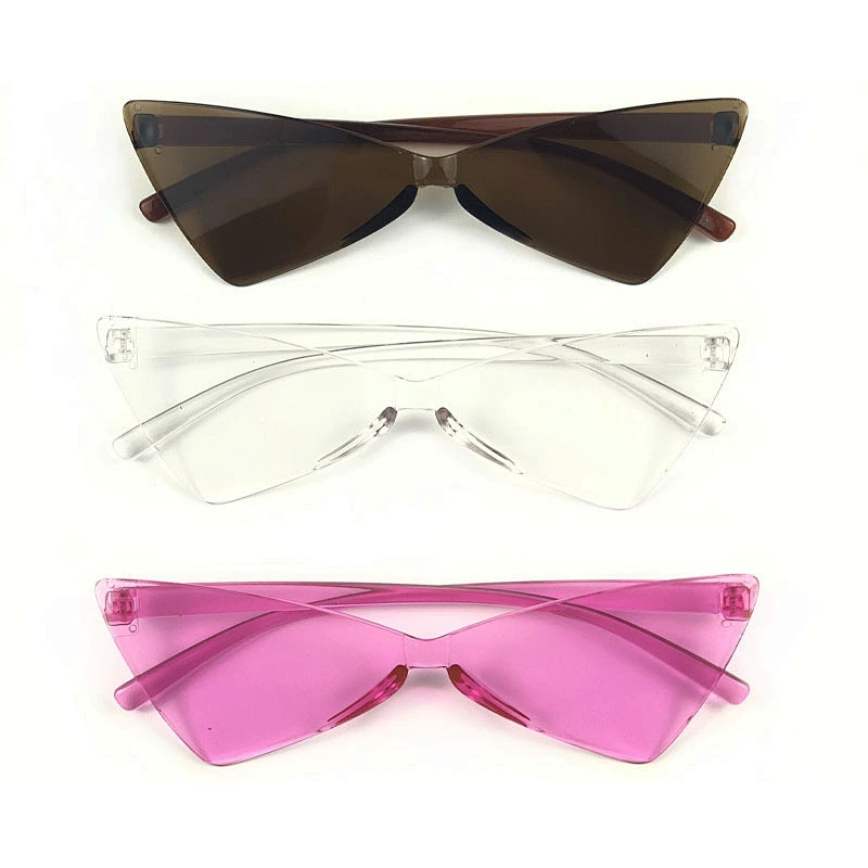 fashionable triangle sunglasses women men newest shades retro vintage sun glasses  wholesale custom eyewear 2021 trendy goggle